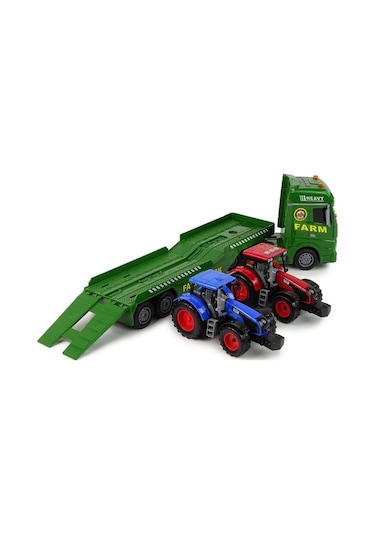 Ctoys 666-69f Işıklı Ve Sesli Traktör Taşıyıcı Tır