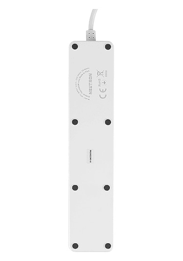 Neutron Akıllı Wi-fi Destekli 4'lü Akım Korumalı Priz 2 USB 1 Type-C Uzatma Kablosu