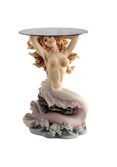 Wise Ayna & Sehpa-wise Biblolar - Denizkızı Sehpa 49x35x60,5 Cm Dekoratif Obje Ev Ofis 0