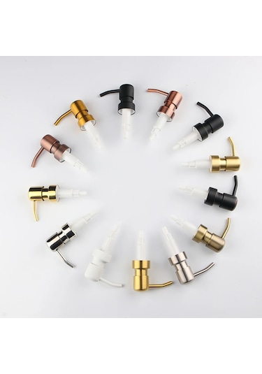 D-banyo Paslanmaz Çelik Sıvı Losyon Dispenseri Kafası Yedek Sabun Duş Jeli Pompası Kavanoz Tüp Aksesuarları Banyo Malzemeleri