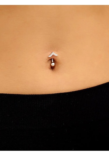 Markiz Navel Piercing 925 Gümüş 398382475 Gümüş