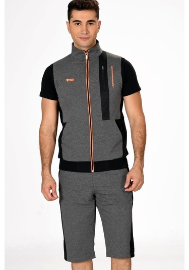 M.Ferry Erkek Y.Balıkçı Yaka 3 Lü Kaprili Eşofman Takım 19141