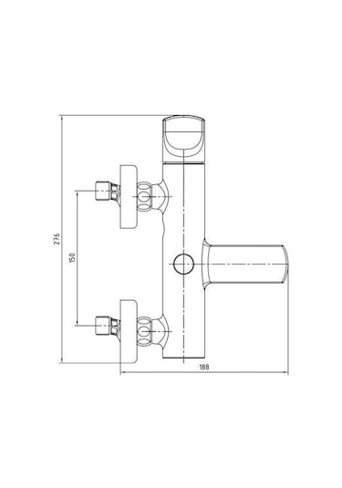 Eca Myra Banyo Bataryası + Eca Logica Sürgülü Üst Takımı Duş Seti Krom