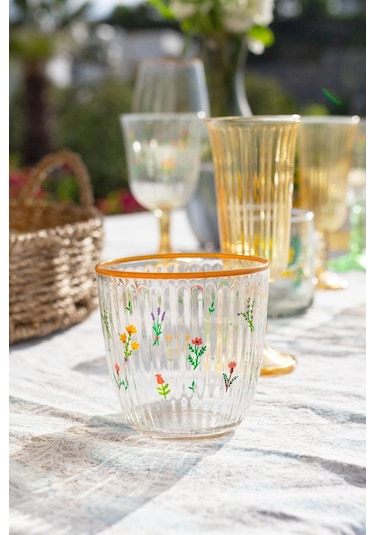 Rakle Botanical 4'lü Su Bardağı Seti 290 Cc