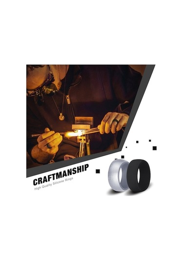 Fastbuy Sir013 8.7mm Kaplı Dış Çevre Spor Silikon Bilezik, No.9 Siyah Çok Renkli, Outdoor Spor İçin Çok Renkli