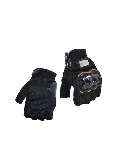 Probiker Eldiven Yarım Motosiklet Eldiveni Korumalı