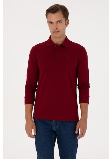 U.s. Polo Assn. Erkek Bordo Sweatshirt 50315941-vr014 Bordo