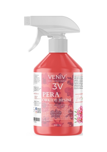 3v Pera- Orkide Yetiştirme Ve Kök Dal Çiçek Destek Besini Tüm Bitkilerde Kullanılabilir - 500 Ml 1