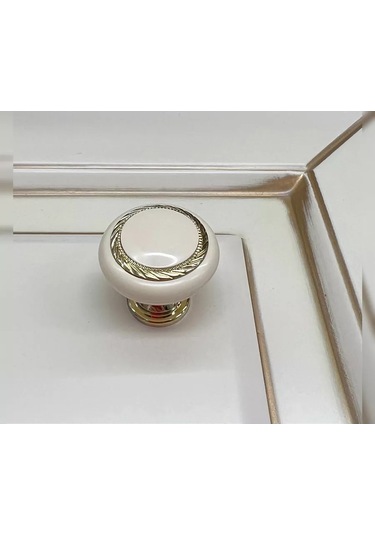 F Furnitura Klasik Mobilya Düğme Pimi 207077866 Fildişi