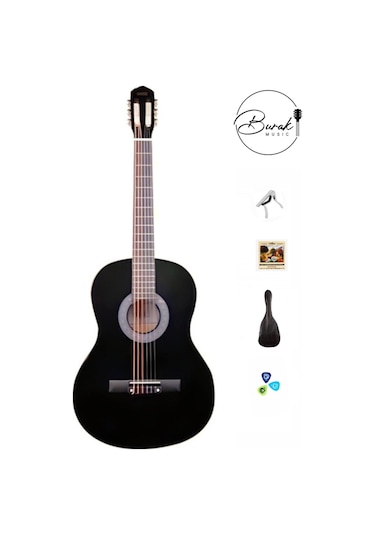4/4 Siyah Gitar Seti