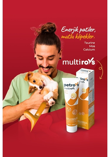 Petroys Multiroys Kedi ve Köpekler İçin Multivitamin Malt Macun 100 G