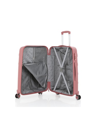 Mçs Polipropilen Valiz V376 65 Cm S23sy100002965 00418 Koyu Pudra