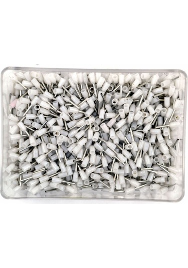 Ksn K-23005 ,2x0.50mm²/beyaz 1000-adet Kablo Yüksük