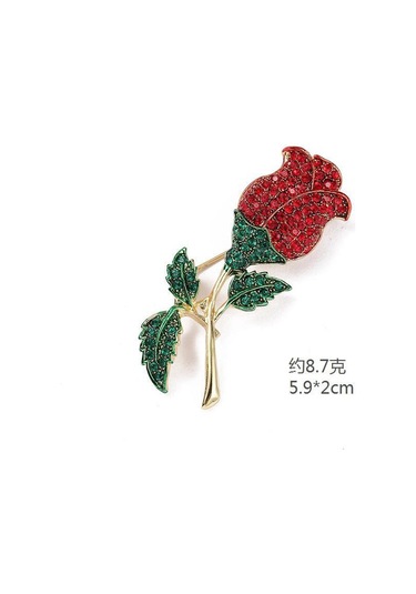 Mor Blucome Rhinestone Çiçek Broş Kadınlar Için Parlayan Kıvılcım Pin Lale Gül Aksesuarları Yeni 2023