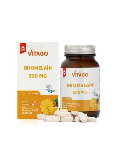 Vitago Bromelain 500 MG 60 Tablet
