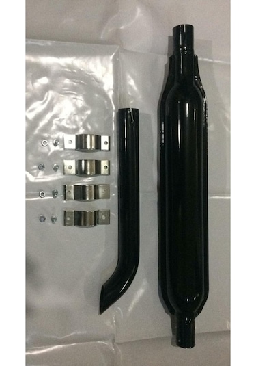 Esko Fiat Traktör Dik Komple Boru+Kelepçe 450-480-540-640  5 Egzoz