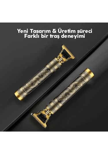 Usb Şarjlı Vintage T9 Traş Makinesi