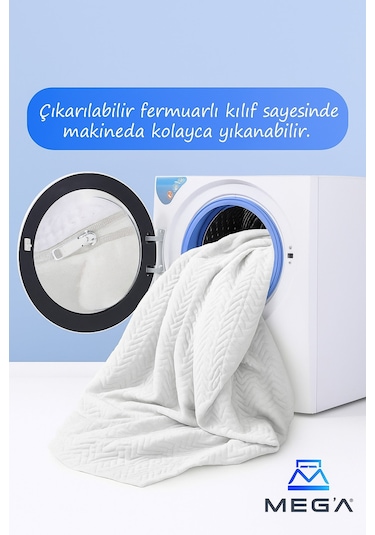 Cover Mx2 Gelişmiş Ortopedik Soft Sünger Yatak Sertleştirici Yıkanabilir Fermuarlı Kılıf 160 X 200 Çok Renkli