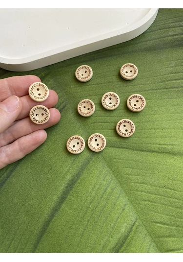 Siberiana Ahşap Düğmeler 13 Mm 10 Adet 398994910