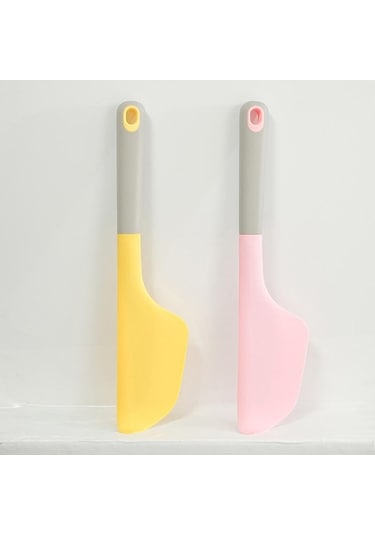 Sarı Ekstra Büyük Silikon Krema Pişirme Kazıyıcı 34cm Yapışmaz Tereyağı Spatula Pürüzsüz Sarı Ekstra Büyük Silikon Krema Pişirme Kazıyıcı 34cm Yapışmaz Tereyağı Spatula Pürüzsüz