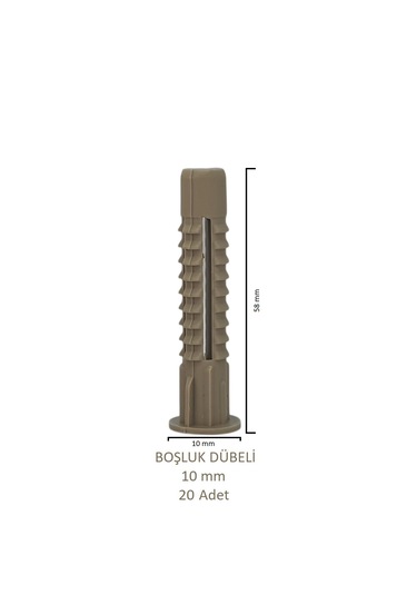 Tuğla Boşluk Dübeli 10 Mm  20 Adet