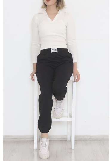 Mokashopin - Armalı Eşofman Altı Siyah - 12556.1778. 001