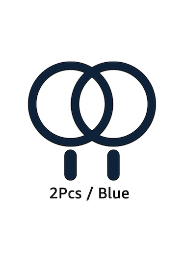 İbudim Magsafe Manyetik Plaka Halkası Evrensel Metal Araç Tutucu Kablosuz Şarj Desteğikoyu Mavi Koyu Mavi