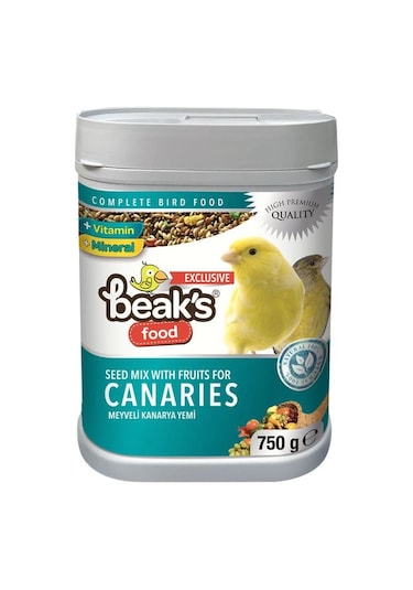 Beak's Meyveli Kanarya Yemi - 750 Gr