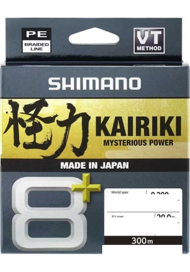Shimano Kairiki 8+ Plus 300m 0,19mm M.green Yeşil İp Misina - Standart