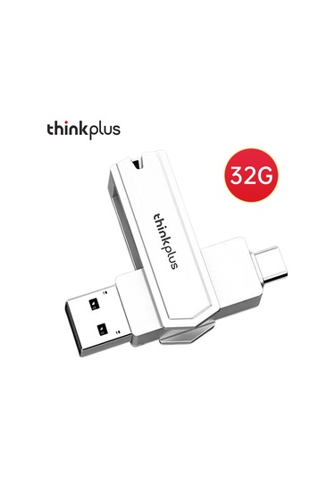 Yaozixa Thinkplus Tpcu301plus 32gb Çift Portlu Usb 3.0+type-c Bellek: Telefon-bilgisayar Uyumlu, Çelik Kasa, Plug&play