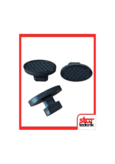 Pdr Boyasız Göçük Düzeltme Plastiği Köşe Elips Düz Çap 40x24mm - D. N6 - Siyah