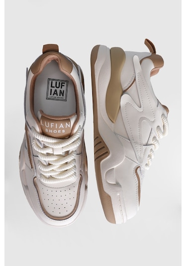 Lufian Maya Kadın Sneaker Ayakkabı Bej Bej
