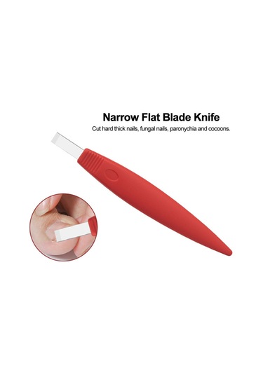 Moveevo Adet Tırnak Eti Bıçağı Ayak Pedikür Nasır Törpüsü Ayak Sert Ölü Deri Temizleyici Ayak Bakım Aracı