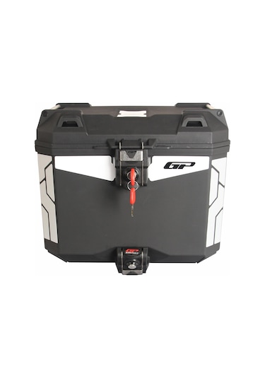 GP Kompozit Universal 33 lt Plastik Motosiklet Çantası Siyah