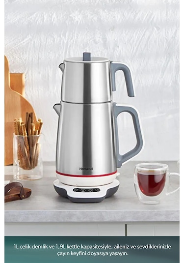 Homend Royaltea 1709H Konuşan Çay Makinesi