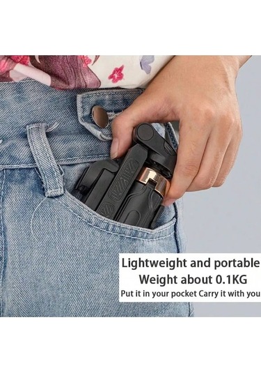 Tongxida Kablosuz Uzaktan Selfie Çubuğu Uzatılabilir 360'lü 15,7 İnç El Tipi Selfie Black Cn Model Jc-25