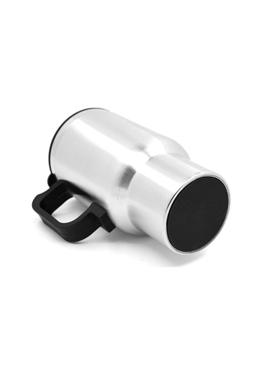 Singree 12v Araç Elektrikli Isıtıcı Bardağı 450ml Paslanmaz Çelik Vakum Isı Saklama, Sigortalı Kapak Ve Anti Kayma Kollü