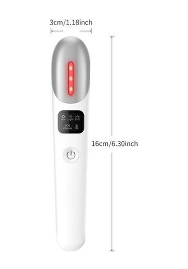 Elektrikli Göz Masaj Anti Aging Göz Kremi Uygula Kıvrıkları Kaldır Koyu Çevreler Göz Bantları Güzellik Enstrüman Güzellik Göz Sopa Ev Kullanımı Güzellik Cihazları Vaoapu Çok Renkli