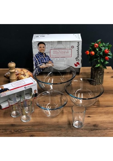 Paşabahçe Arda Türkmen 7 Parça Hazırlık Seti Hazırlık Kasesi & Öl