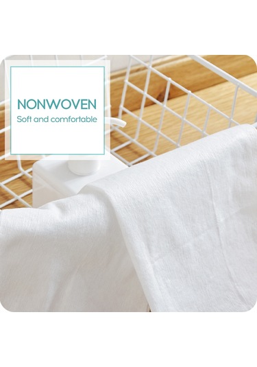 Fosenze Seyahat İçin 2'li Vakum Paketli Tek Kullandım Hijyenik Yıkama Bezi - Yumuşak Nonwoven, Hızlı Kuruyan, Kalın Yapı, Ev-ofis-seyahat Uygun Diğer