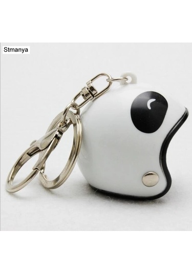 Stmanyayeni Erkekler Motosiklet Kaskı Anahtarlıkları, Parti Hediyesi Ve Aksesuarkoyu Mavi