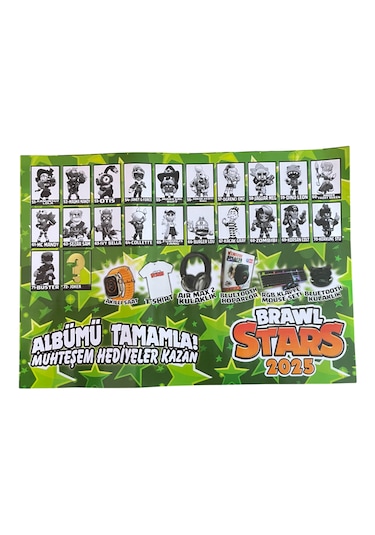Brawlstars 48 Kutulu Oyun Kartları 2025 Albümü Tamamla 288 Kart