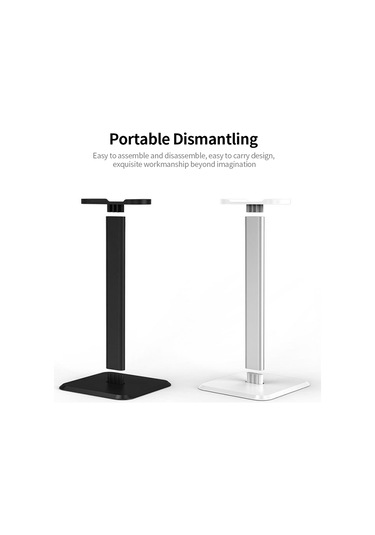 Geeroyoo Evrensel Alüminyum Kulaklık Askısı, Taşınabilir Ve Kaymaz Tasarım, Kulaklık Kablosu Karışıklığını Önler