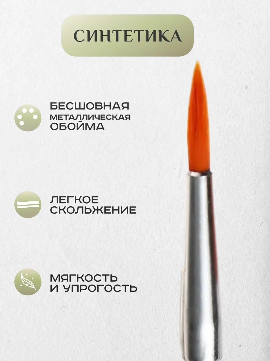 Calligrata Sanat İçin Naylon Fırçalar Seti 10 Adet 14081873