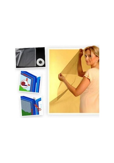 Büro Ev Ofis Haşeresi İçin 100x150cm Beyaz Pencere Cam Sinekliği