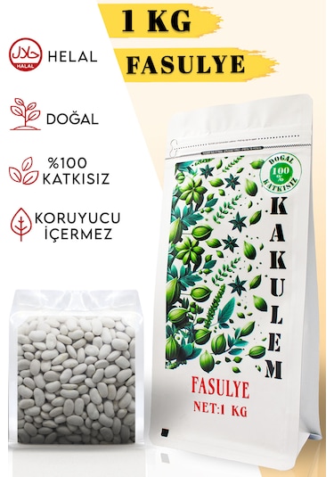 Kakulem İri Boy Haşlamalık Yemeklik Kuru Fasulye 1 KG