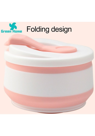 Green Home Katlanır Bardak Büyük Kapasiteli Çok Fonksiyonlu Kapaklı Katlanır Su Bardağı