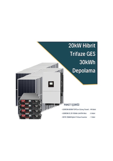 20kw Trifaze Hibrit Sistem 2