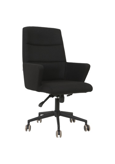 Hunt Mobilya Vaga Siyah Kumaş Ofis Çalışma Koltuğu