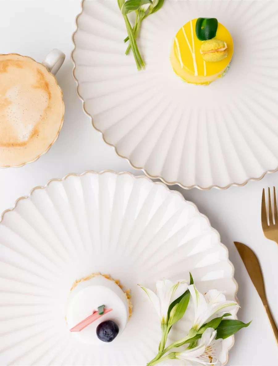 Perex 2 Adet Seramik Tabak Seti, 20 Cm 215800849 Bej